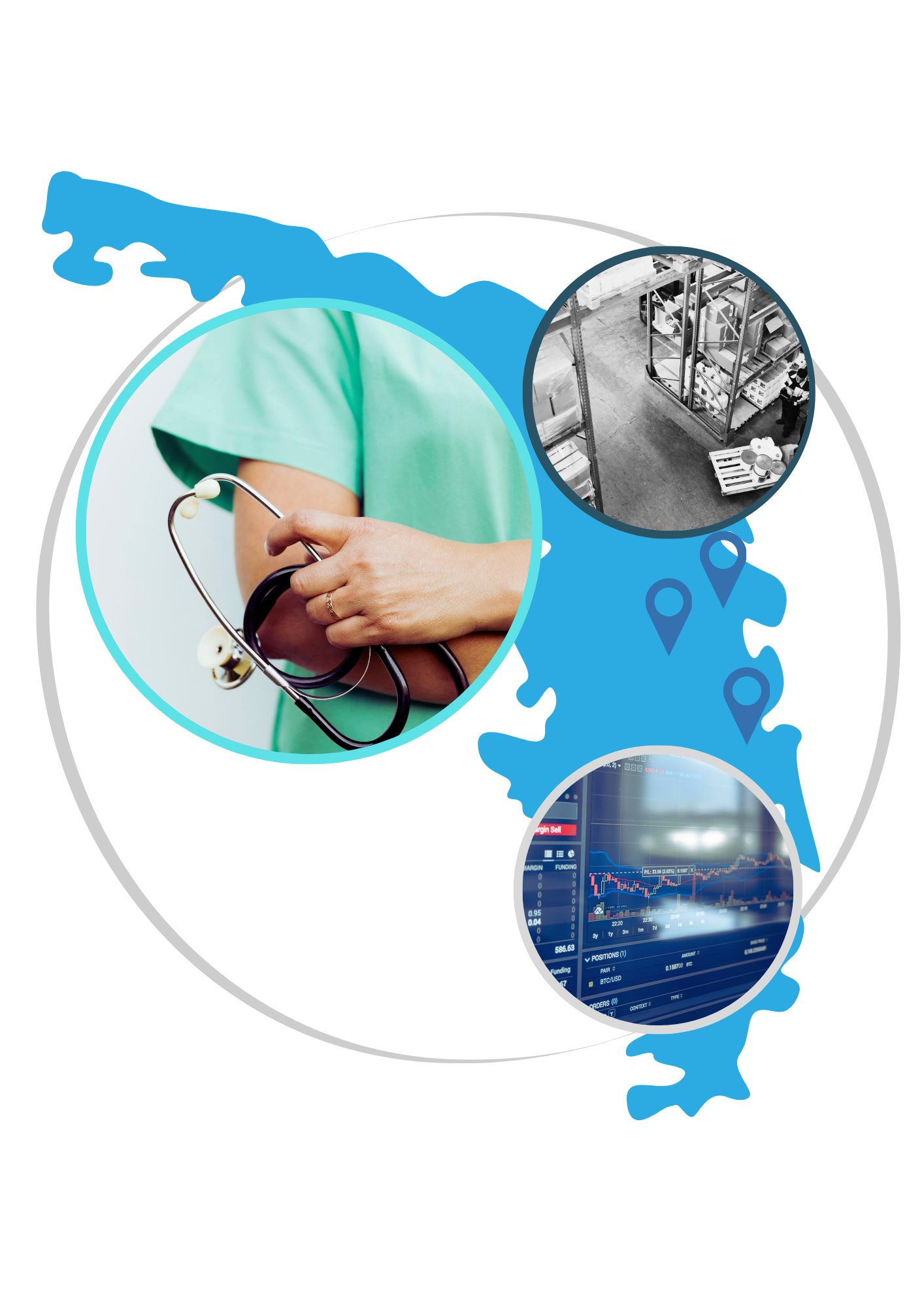 Colorful Circles Jazz Poster Jazz